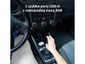Ładowarka samochodowa GC PowerRide Nano36 36W 6A 2x USB-A Green Cell