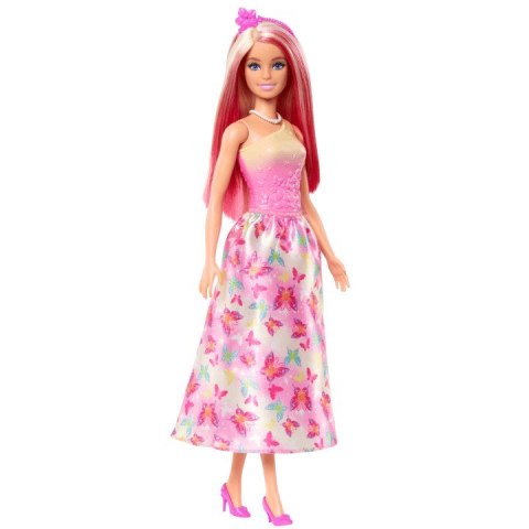 Lalka Barbie Księżniczka z długimi włosami, różowo-blond Mattel