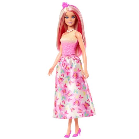 Lalka Barbie Księżniczka z długimi włosami, różowo-blond Mattel