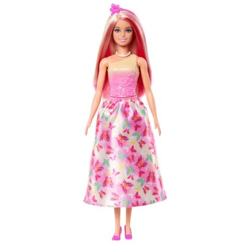 Lalka Barbie Księżniczka z długimi włosami, różowo-blond Mattel