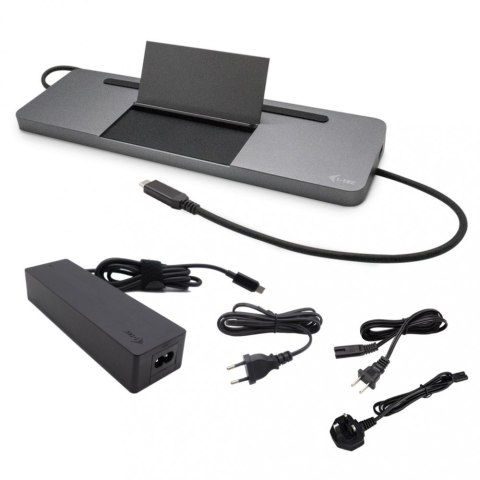 Stacja dokująca USB-C Metal Ergonomic 4K 3x Display Docking Station Power Delivery 85 W + i-tec Universal Charger 100 W I-tec Stacja dokująca USB-C Metal Ergonomic 4K 3x Display Docking Station Power Delivery 85 W + i-tec Universal Charger 100 W I-tec