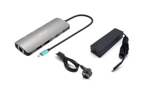 Stacja dokująca USB-C Metal Nano 2x Display Docking Station Power Delivery100W + Charger 100W I-tec Stacja dokująca USB-C Metal Nano 2x Display Docking Station Power Delivery100W + Charger 100W I-tec
