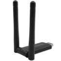 Szybki bezprzewodowy adapter USB DUAL Wi-Fi 2 x 2dBi | Standard AC | USB 3.0 | 1200Mbps Qoltec