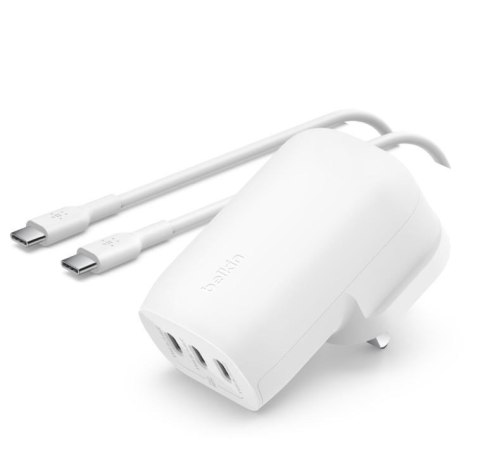Ładowarka BOOSTCHARGE 67W USB-Cx3 PPS biała Belkin Ładowarka BOOSTCHARGE 67W USB-Cx3 PPS biała Belkin