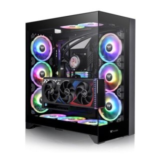Obudowa CTE E600 MX Tempered Glass, szklany bok - Czarna Thermaltake