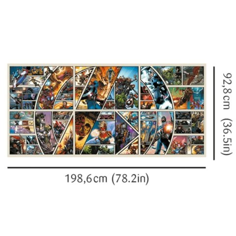 Puzzle 9000 elementów Marvel Across the Comic Universe