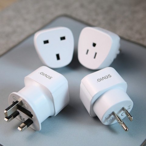 Adapter podróżny, gniazdo EU wtyk US AP-03 Savio
