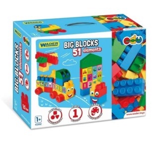 Klocki 51 elementów Big Blocks Wader
