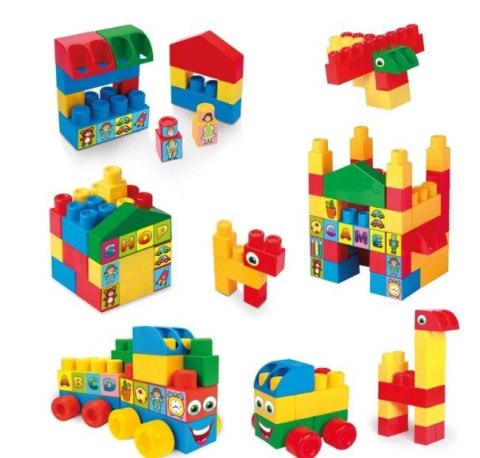 Klocki 51 elementów Big Blocks Wader
