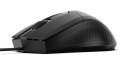 Mysz optyczna Focus USB, 1200DPI 3 przyciski i rolka, czułość 125Hz, kabel 1.8m, waga 66g Rebeltec