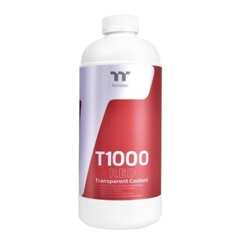 Płyn do zestawów wodnych - T1000 1L Coolant Transparent - Red Thermaltake