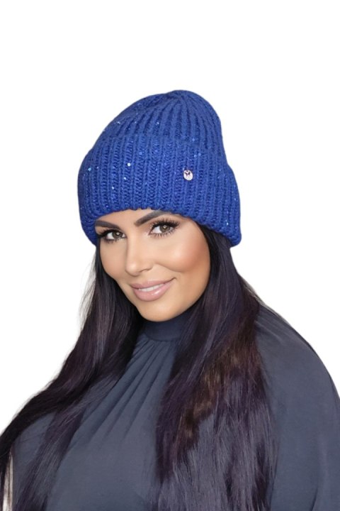 MOHANA czapka damska kolor chaber - Kamea MOHANA czapka damska kolor chaber - Kamea