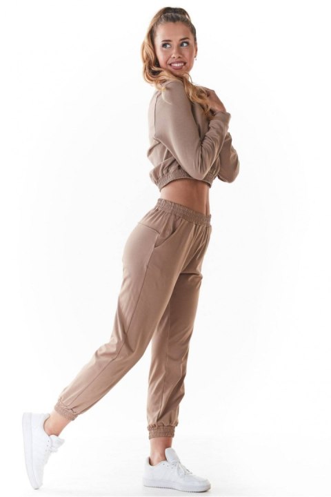 Spodnie Dresowe Model M236 Beige - Infinite You Spodnie Dresowe Model M236 Beige - Infinite You