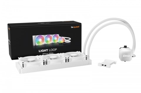 Chłodzenie wodne Light Loop 360mm AIO ARGB White Be quiet! Chłodzenie wodne Light Loop 360mm AIO ARGB White Be quiet!