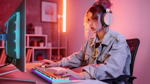 Monitor 27M2N8500 27 cali QD OLED 360Hz HDMIx2 DP USB-C HAS Ambiglow Głośniki Philips Monitor 27M2N8500 27 cali QD OLED 360Hz HDMIx2 DP USB-C HAS Ambiglow Głośniki Philips