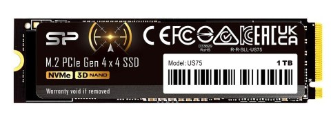 Dysk SSD US75 1TB M.2 PCIe Gen4x4 NVMe 1.4 7000/6000 MB/s Silicon Power Dysk SSD US75 1TB M.2 PCIe Gen4x4 NVMe 1.4 7000/6000 MB/s Silicon Power