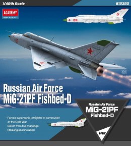 Model plastikowy MiG-21PF Polskie Malowanie 1/48 Academy