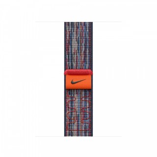 Opaska sportowa Nike w kolorze niebieskim/czerwonym do koperty 40 mm