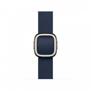 Pasek w kolorze głębinowego błękitu z klamrą nowoczesną do koperty 42 mm - rozmiar S