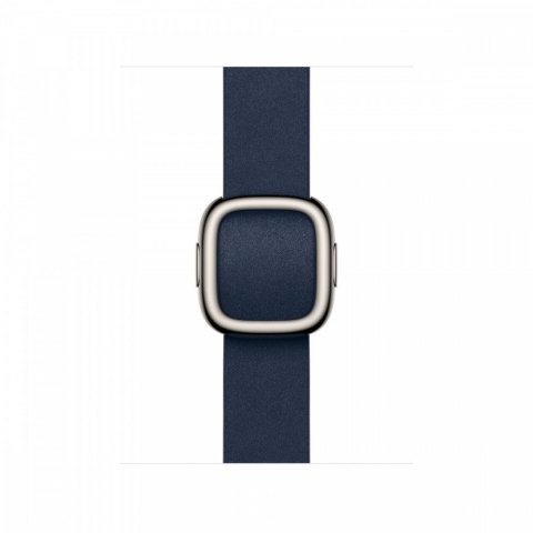 Pasek w kolorze głębinowego błękitu z klamrą nowoczesną do koperty 42 mm - rozmiar S