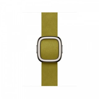 Pasek w kolorze zieleni Chartreuse z klamrą nowoczesną do koperty 42 mm - rozmiar S