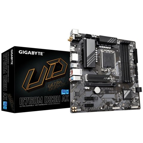 Płyta główna B760M DS3H AX s1700 4 DDR5 HDMI/DP/DSUB mATX Gigabyte