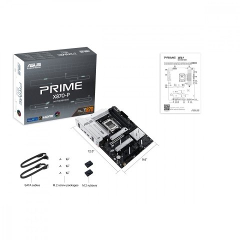 Płyta główna PRIME X870-P AM5 4DDR5 HDMI/USB-C ATX Asus Płyta główna PRIME X870-P AM5 4DDR5 HDMI/USB-C ATX Asus