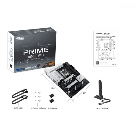 Płyta główna PRIME X870-P WIFI AM5 4 DDR5 HDMI/USB-C Asus Płyta główna PRIME X870-P WIFI AM5 4 DDR5 HDMI/USB-C Asus