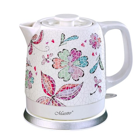 Ceramiczny czajnik elektryczny 1,5l 1500W MR-068-FLOWERS Feel-Maestro Ceramiczny czajnik elektryczny 1,5l 1500W MR-068-FLOWERS Feel-Maestro