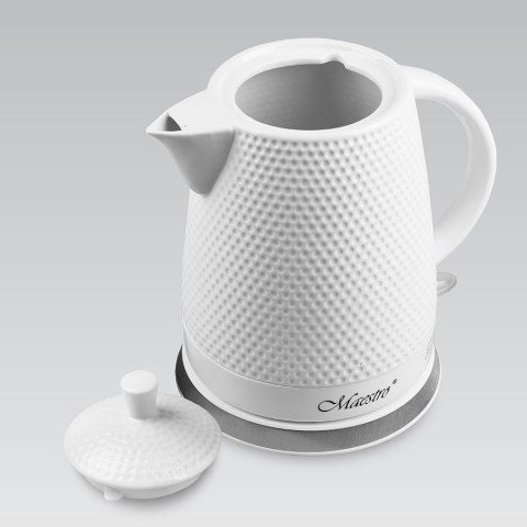 Ceramiczny czajnik elektryczny 1,5l 1500W MR-069-WHITE Feel-Maestro Ceramiczny czajnik elektryczny 1,5l 1500W MR-069-WHITE Feel-Maestro