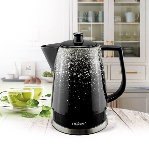 Ceramiczny czajnik elektryczny 1,5l 1500W MR-074-SILVER Feel-Maestro Ceramiczny czajnik elektryczny 1,5l 1500W MR-074-SILVER Feel-Maestro