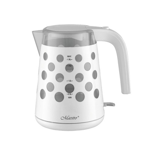 Czajnik elektryczny 1,7l 2200W "KROPKI" MR-045-WHITE Feel-Maestro Czajnik elektryczny 1,7l 2200W "KROPKI" MR-045-WHITE Feel-Maestro