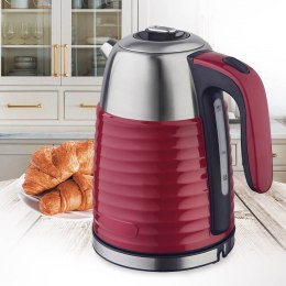 Czajnik elektryczny metalowy 1,7l 2200W MR-051-RED Feel-Maestro