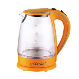 Czajnik elektryczny szklany 1,7l 2000W MR-064-ORANGE Feel-Maestro