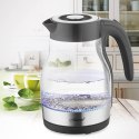 Czajnik elektryczny szklany 1,7l 2200W MR-061-BLACK Feel-Maestro