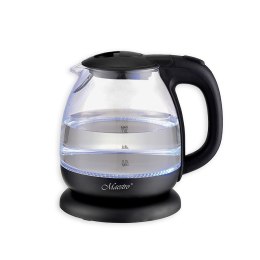 Czajnik elektryczny szklany 1l 1100W MR-055-BLACK Feel-Maestro