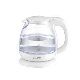 Czajnik elektryczny szklany 1l 1100W MR-055-WHITE Feel-Maestro