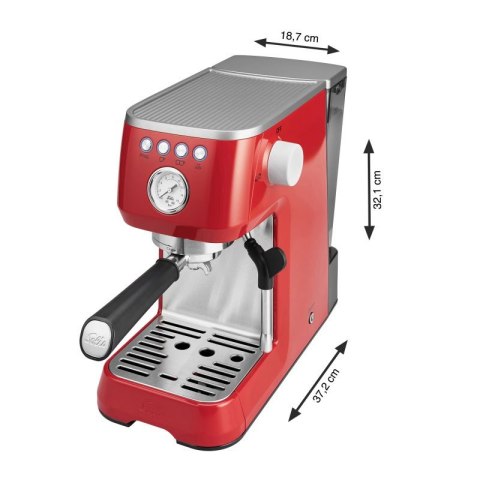 Ekspres kolbowy Barista Perfetta Plus czerwony Solis Ekspres kolbowy Barista Perfetta Plus czerwony Solis