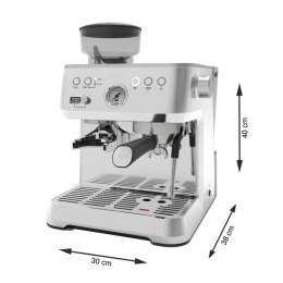 Ekspres kolbowy Grind & Infuse Perfetta stalowy Solis