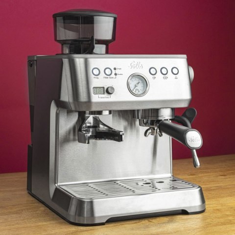 Ekspres kolbowy Grind & Infuse Perfetta stalowy Solis Ekspres kolbowy Grind & Infuse Perfetta stalowy Solis