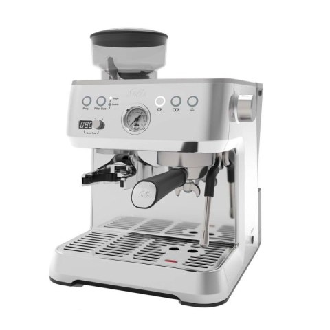 Ekspres kolbowy Grind & Infuse Perfetta stalowy Solis Ekspres kolbowy Grind & Infuse Perfetta stalowy Solis