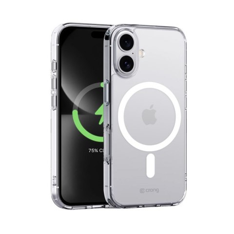 Etui Clear MAG Cover iPhone 16 MagSafe (przezroczysty) CRONG Etui Clear MAG Cover iPhone 16 MagSafe (przezroczysty) CRONG