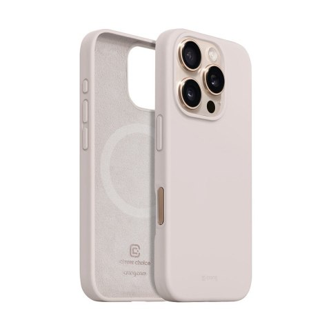 Etui Color Cover Magnetic iPhone 16 Pro MagSafe (piaskowy róż) CRONG Etui Color Cover Magnetic iPhone 16 Pro MagSafe (piaskowy róż) CRONG