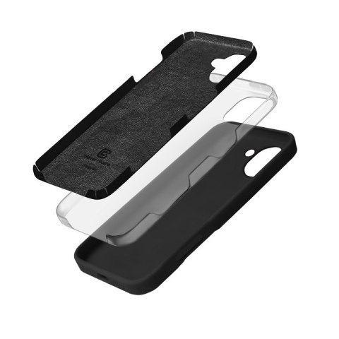 Etui Color Cover iPhone 16 (czarny) CRONG Etui Color Cover iPhone 16 (czarny) CRONG