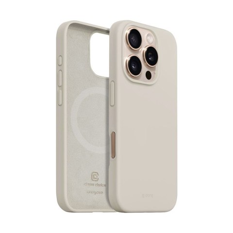 Etui Crong Color Cover Magnetic iPhone 16 Pro MagSafe (kamienny beż) CRONG Etui Crong Color Cover Magnetic iPhone 16 Pro MagSafe (kamienny beż) CRONG