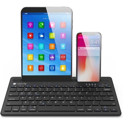 Klawiatura Bluetooth z podstawką na tablet i telefon Techly Klawiatura Bluetooth z podstawką na tablet i telefon Techly