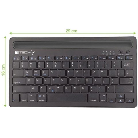 Klawiatura Bluetooth z podstawką na tablet i telefon Techly Klawiatura Bluetooth z podstawką na tablet i telefon Techly