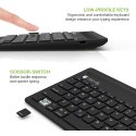 Klawiatura Bluetooth z podstawką na tablet i telefon Techly