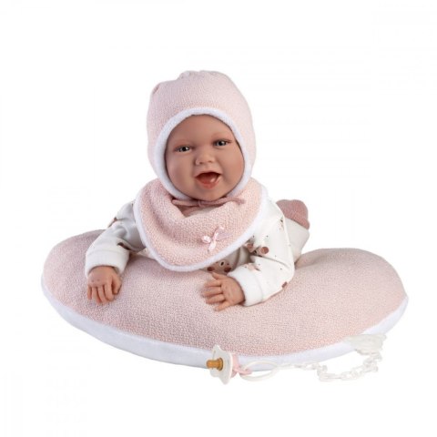 Lalka bobas Mimi 42 cm z poduszką rogal Llorens