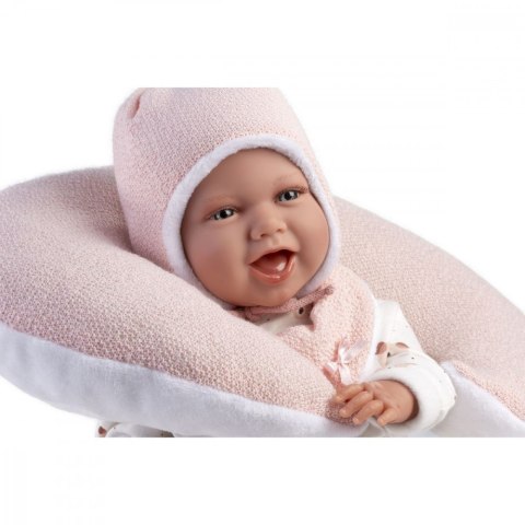 Lalka bobas Mimi 42 cm z poduszką rogal Llorens